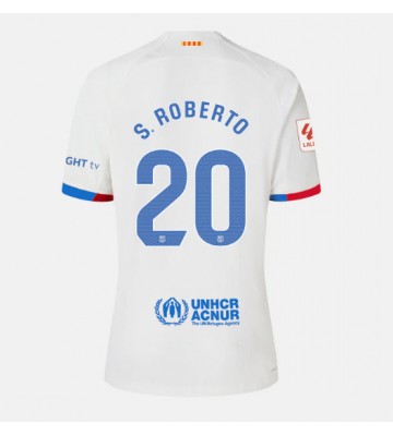 Barcelona Sergi Roberto #20 Segunda Equipación Mujer 2023-24 Manga Corta